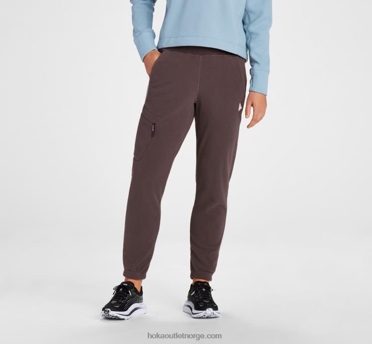 NR606368 fleece jogger kvinner rosin Hoka