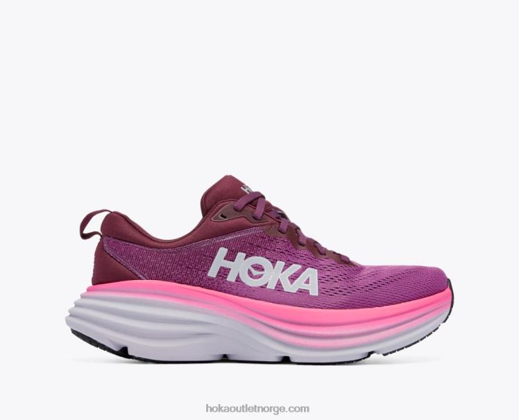 NR60615 bondi 8 kvinner beautyberry/druevin Hoka