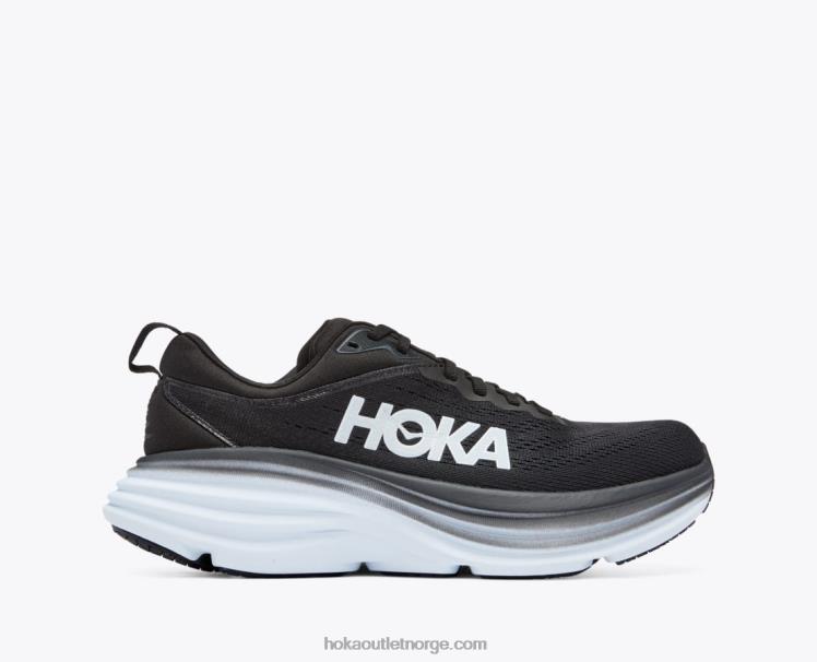 NR606247 bondi 8 kvinner svart hvit Hoka
