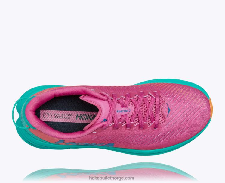 NR60639 rincon 3 kvinner flox rosa/atlantis Hoka