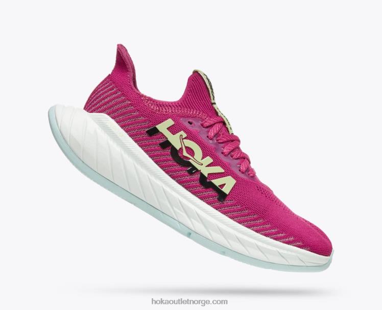 NR60645 karbon x 3 kvinner festival fuchsia/svart Hoka