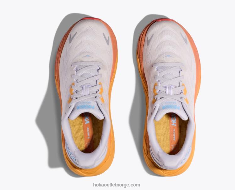 NR606685 arahi 6 kvinner nimbus cloud/blanc de blanc Hoka