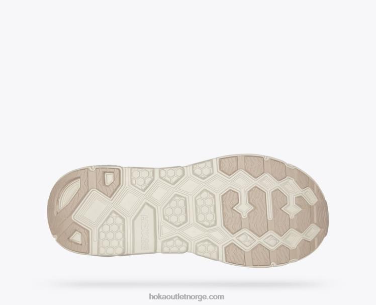 NR60675 clifton l semsket skinn kvinner rett og slett taupe/pimpstein Hoka
