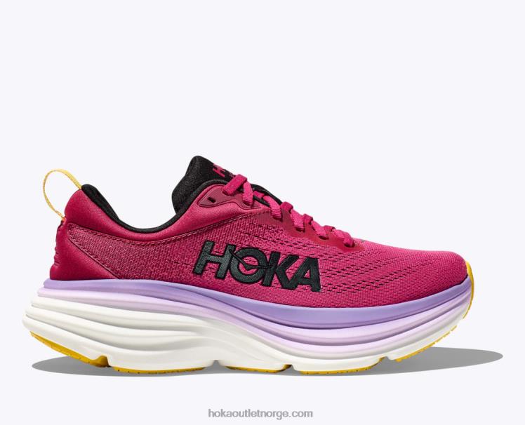NR6068 bondi 8 kvinner kirsebærjubileum/rosa ryllik Hoka