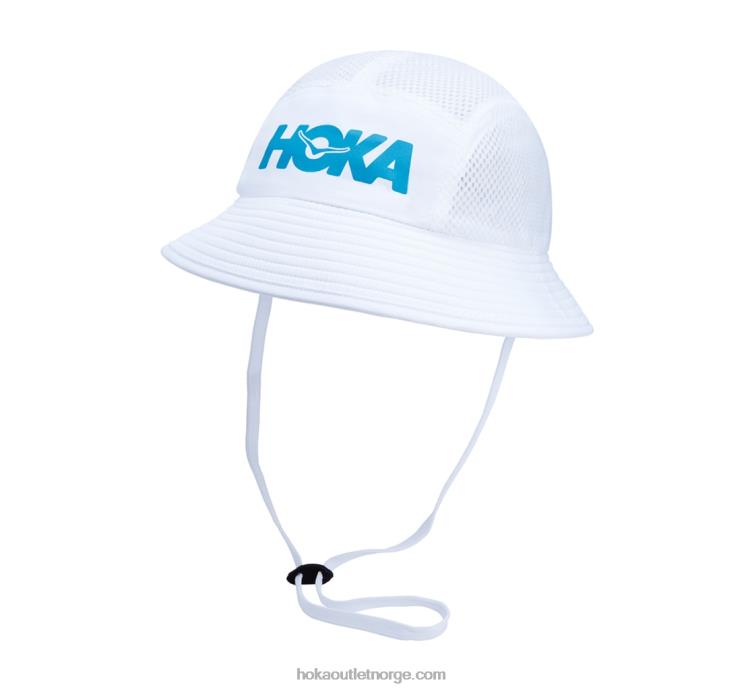 NR606399 eventyrhatt kvinner hvit/divablå Hoka