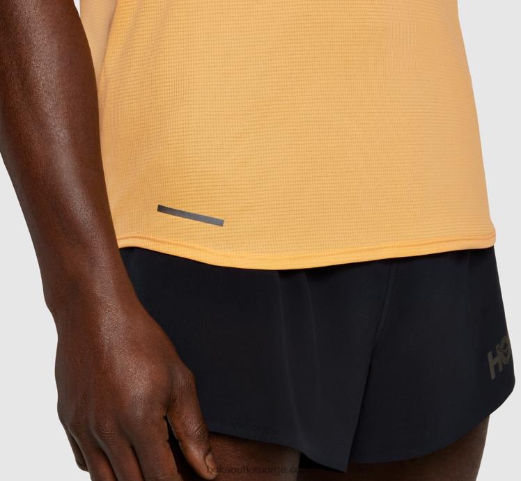 NR606631 glide singlet menn hånlig oransje Hoka