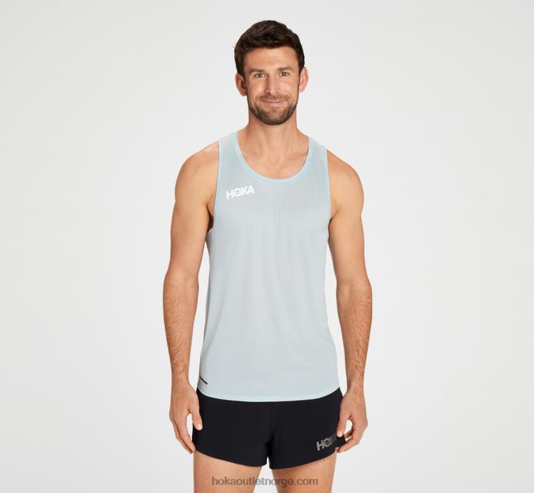 NR606634 glide singlet menn svart Hoka