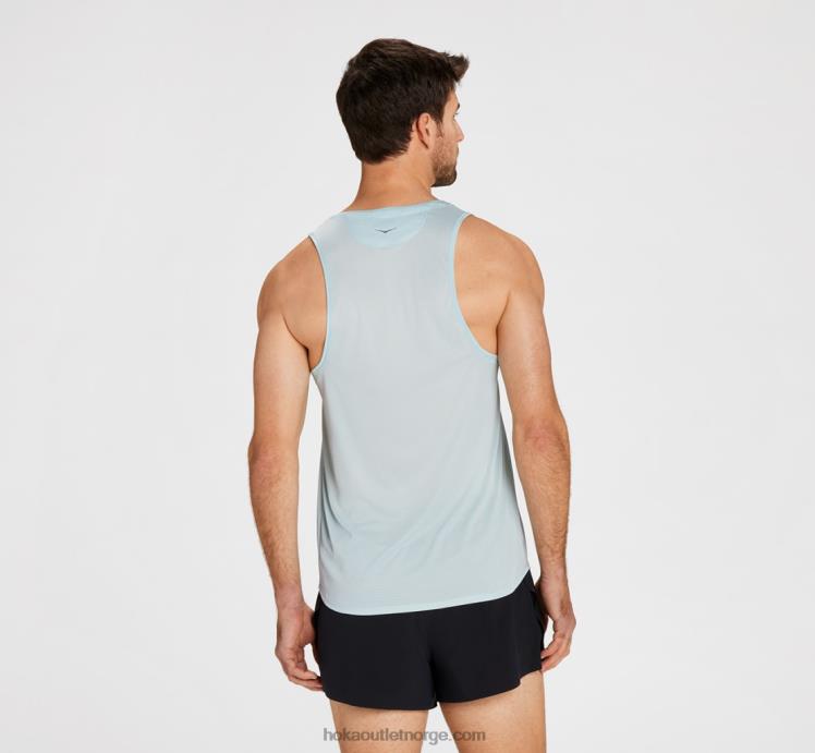 NR606634 glide singlet menn svart Hoka