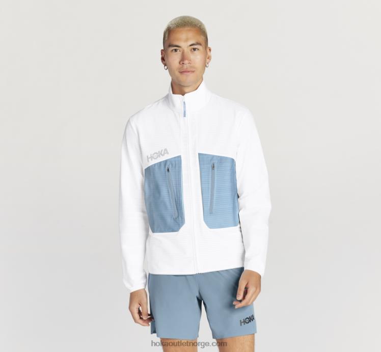 NR606668 misjon full-zip menn hvit Hoka