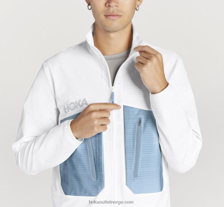 NR606668 misjon full-zip menn hvit Hoka