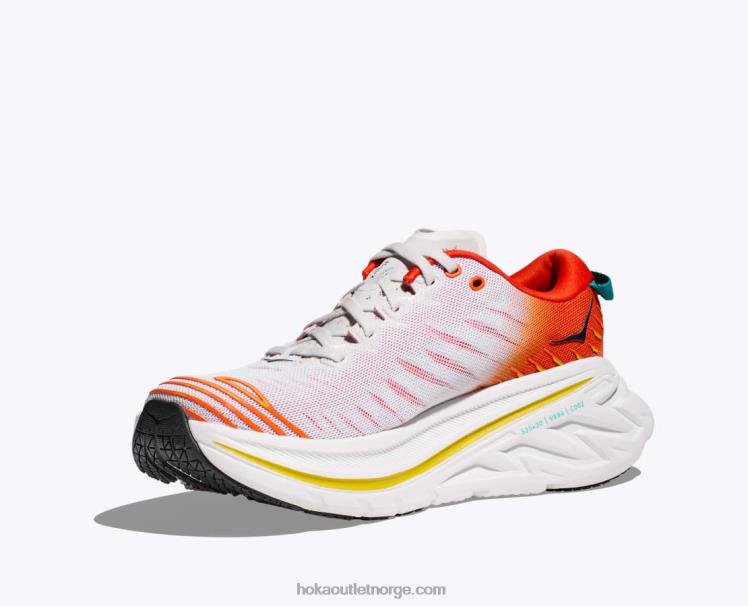 NR606462 bondi x menn blanc de blanc/flamme Hoka