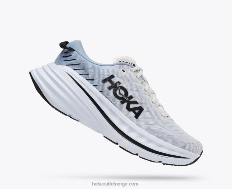 NR606465 bondi x menn blanc de blanc/blå tåke Hoka