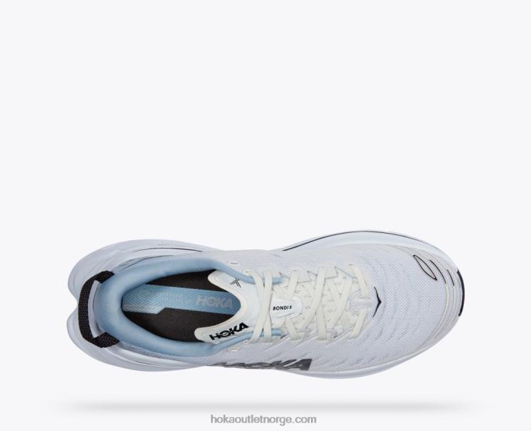 NR606465 bondi x menn blanc de blanc/blå tåke Hoka