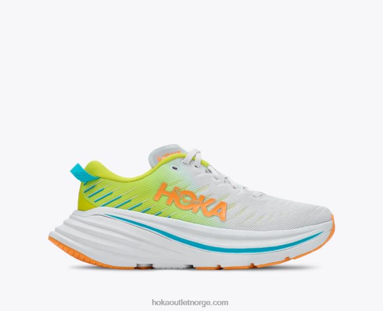NR606466 bondi x menn hvit/nattlysole Hoka