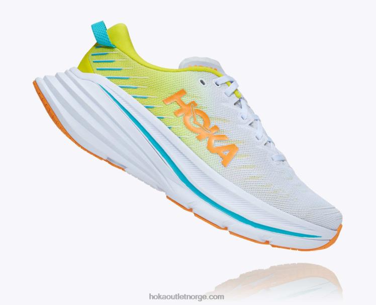 NR606466 bondi x menn hvit/nattlysole Hoka