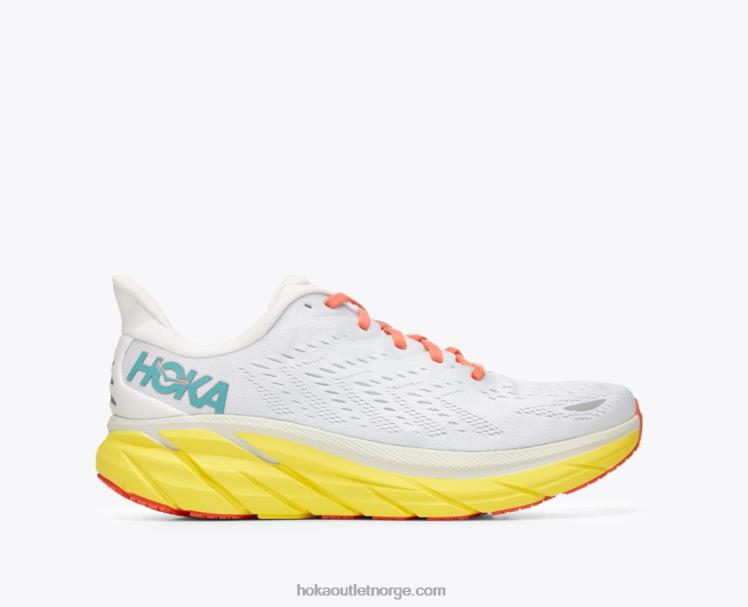NR606577 clifton 8 menn blanc de blanc/lysende Hoka