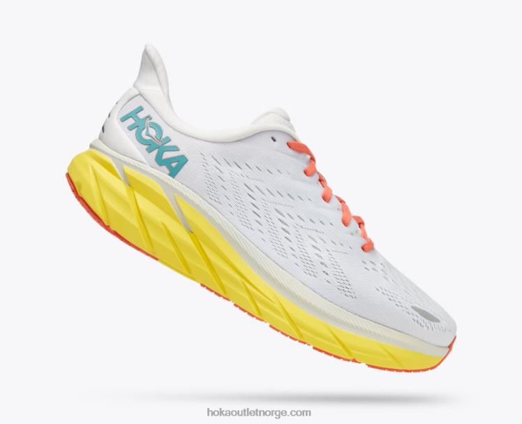 NR606577 clifton 8 menn blanc de blanc/lysende Hoka