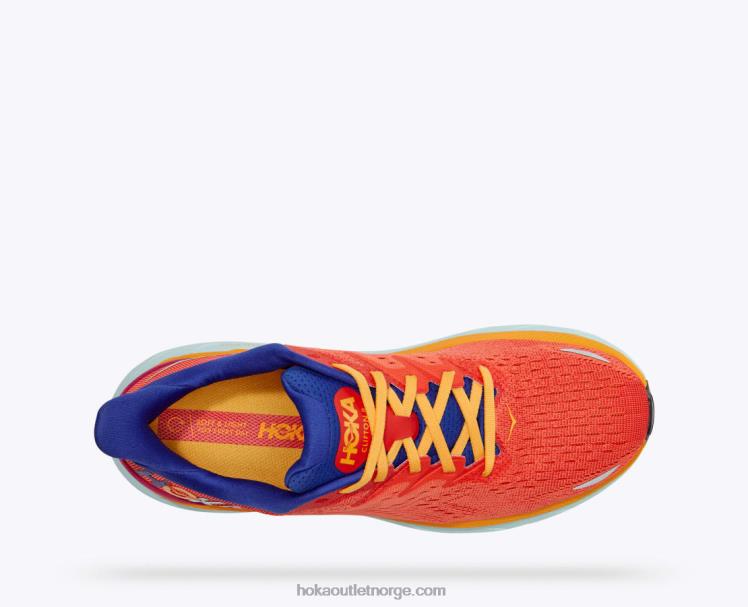 NR606581 clifton 8 menn fiesta/bluing Hoka