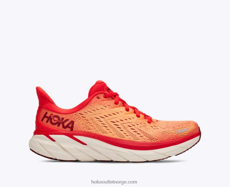 NR606583 clifton 8 menn fiesta/flammende oransje Hoka