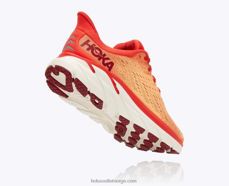 NR606583 clifton 8 menn fiesta/flammende oransje Hoka