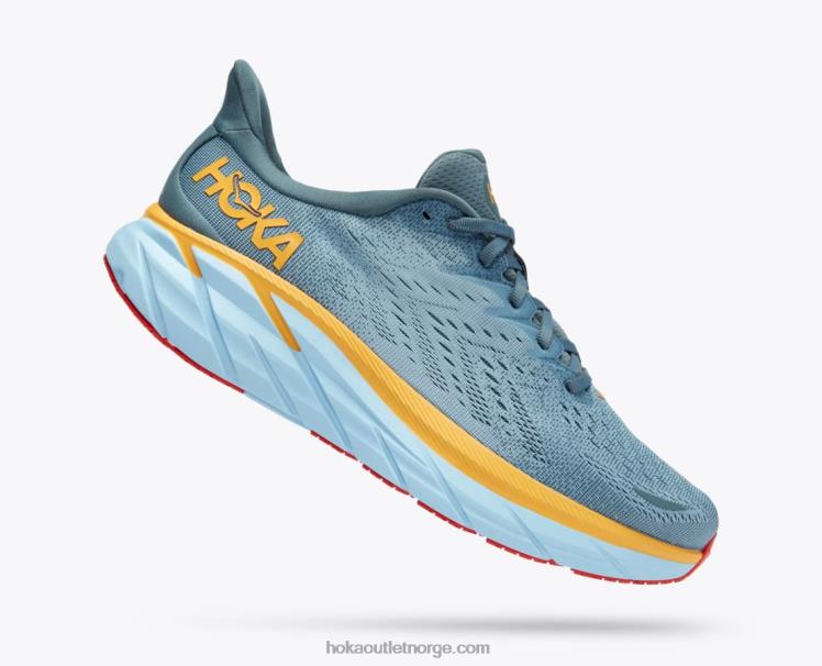 NR606586 clifton 8 menn hvit Hoka