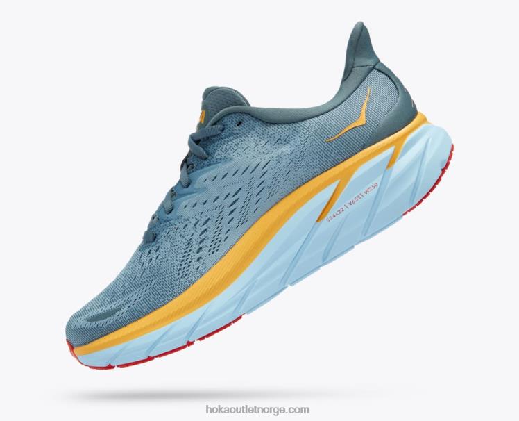 NR606586 clifton 8 menn hvit Hoka