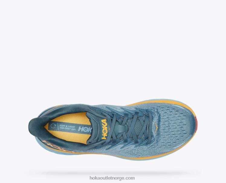 NR606586 clifton 8 menn hvit Hoka