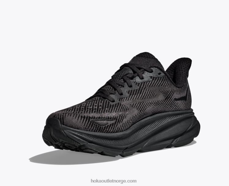 NR606587 clifton 9 menn svart Hoka