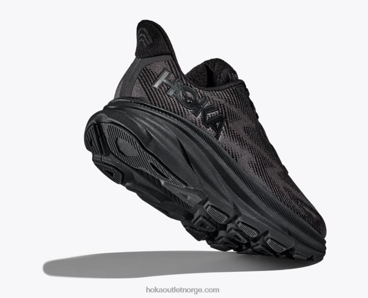 NR606587 clifton 9 menn svart Hoka